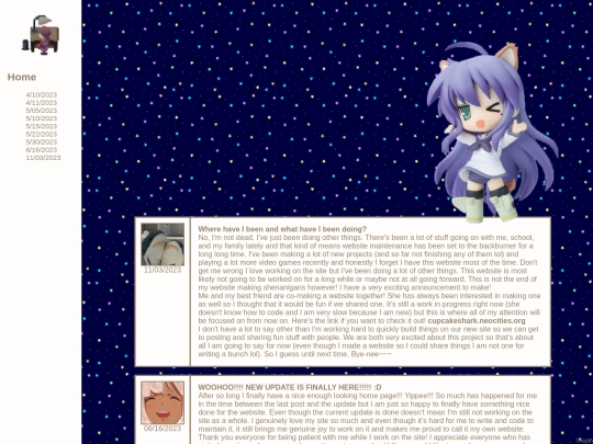 blog screenshot