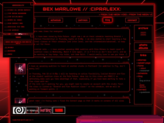 blog screenshot