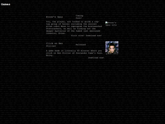 main/games screenshot