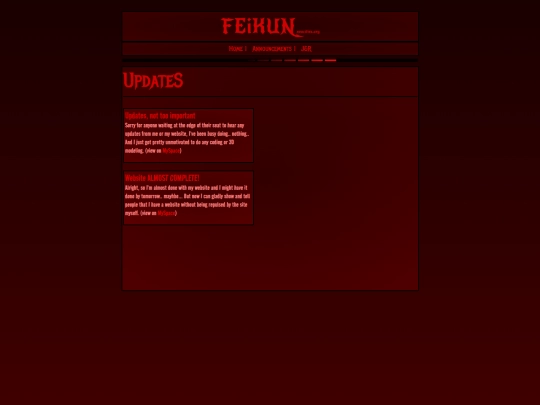 updates screenshot