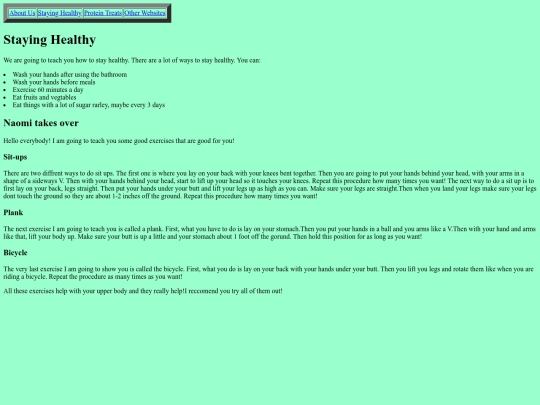 staying-healthy screenshot