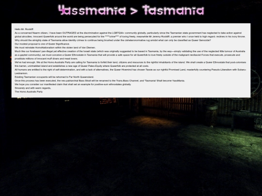 tassie screenshot