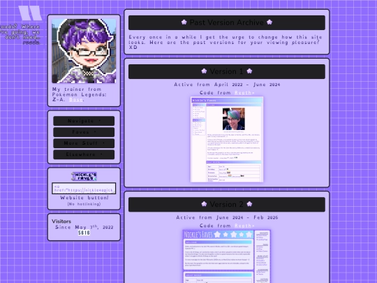 faves/archive screenshot