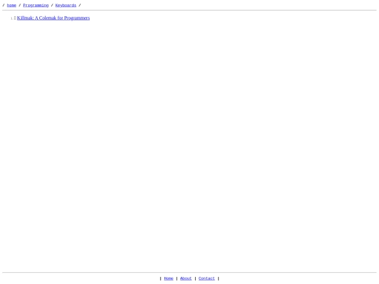 Programming/Keyboards screenshot