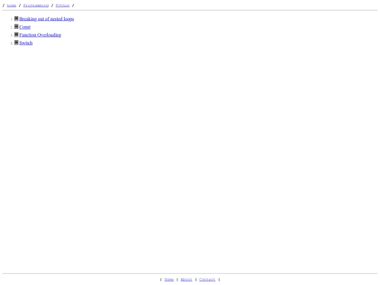 Programming/Python screenshot