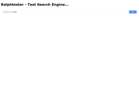 ralphtester screenshot