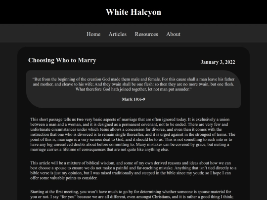 articles/Choosing_Marry screenshot