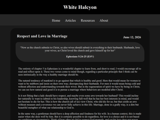 articles/Respect_and_Love screenshot