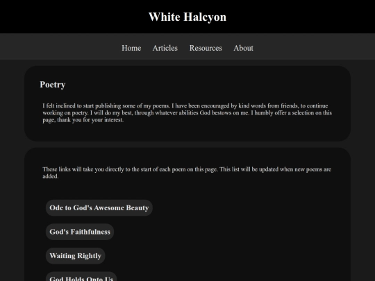 poetry screenshot