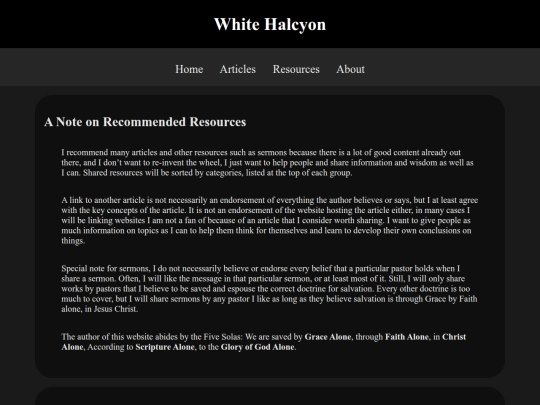 resources screenshot
