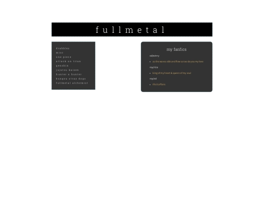 fics/fma screenshot