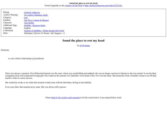fics/found_the_place_to_rest screenshot