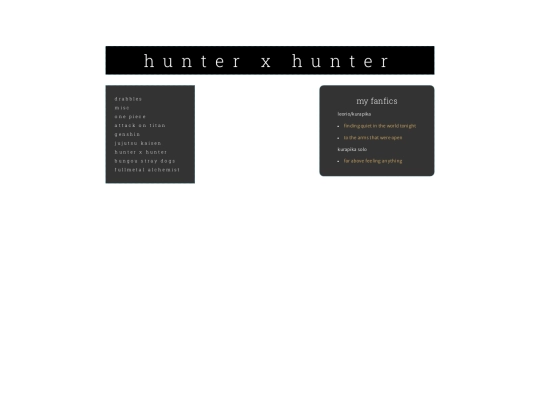 fics/hunterxhunter screenshot