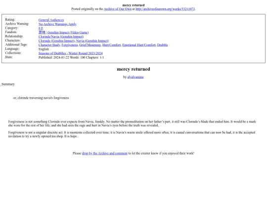 fics/mercy_returned screenshot