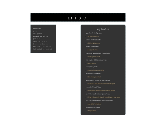 fics/misc screenshot