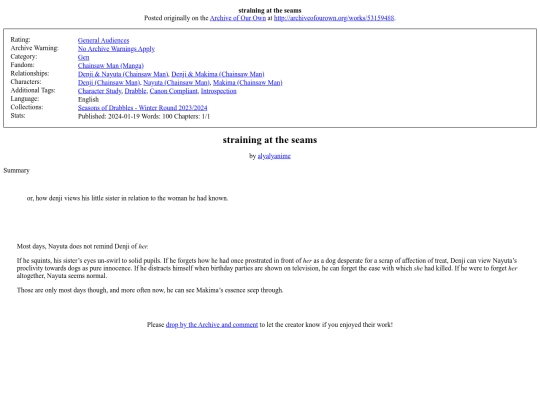 fics/straining_at_the_seams screenshot