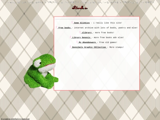 links screenshot