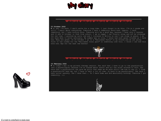 mydiary screenshot