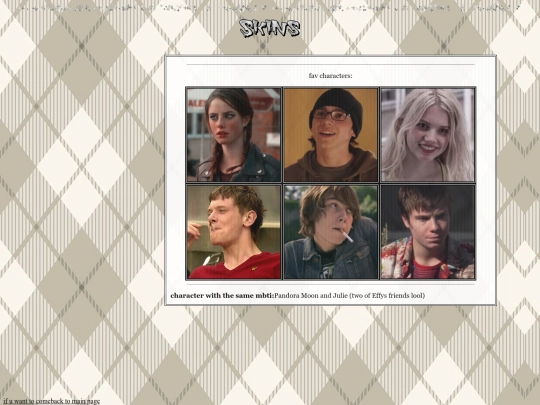 series/skins screenshot