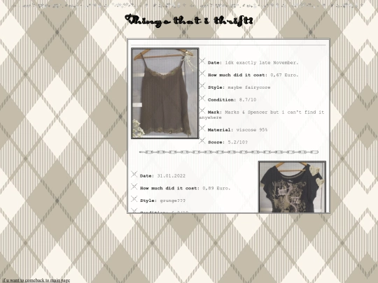 thrift screenshot