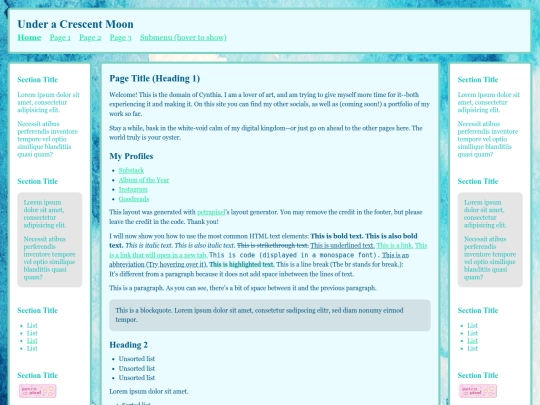 index screenshot