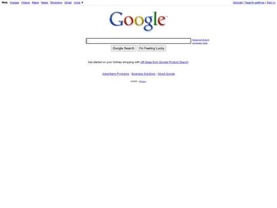 index screenshot