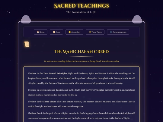 teachings screenshot