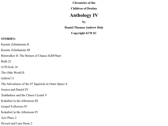 anthologyIV screenshot