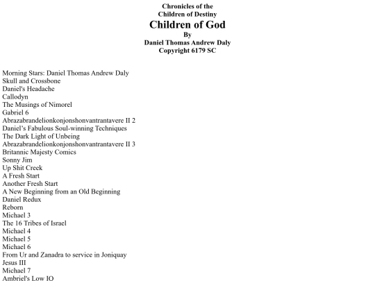childrenofgod screenshot
