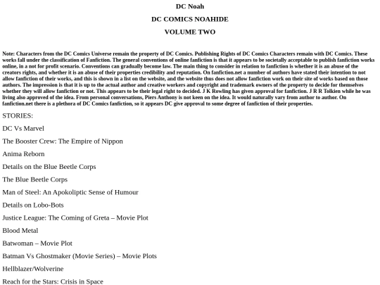 dccomicsnoahidevolumetwo screenshot