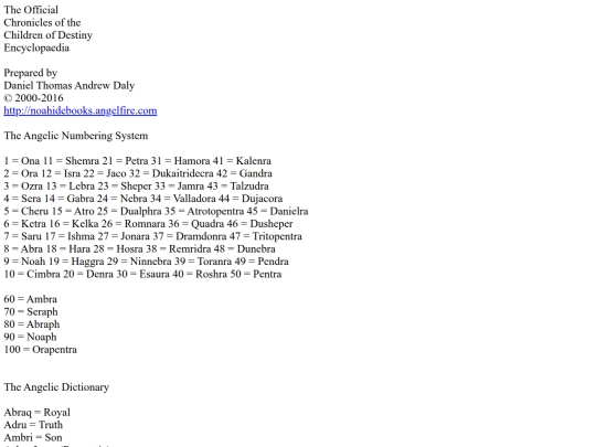 encyclopaedia screenshot