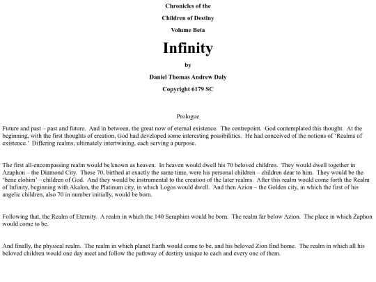 infinity screenshot