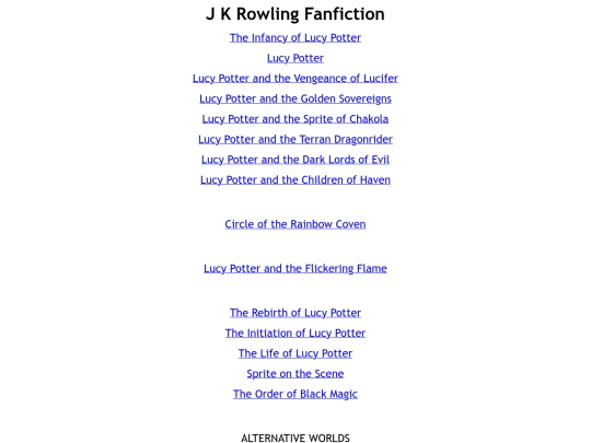 jkrowlingfanfiction screenshot