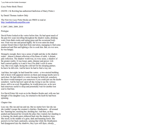 lucypotterandthegoldensovereigns screenshot