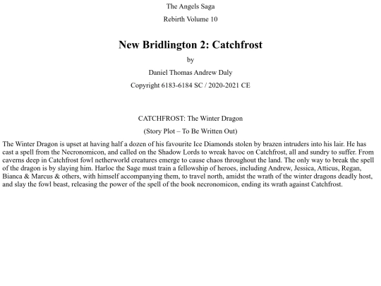 newbridlington2catchfrost screenshot