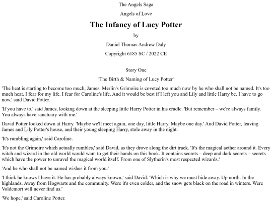 theinfancyoflucypotter screenshot
