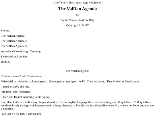 thevaldanagenda screenshot