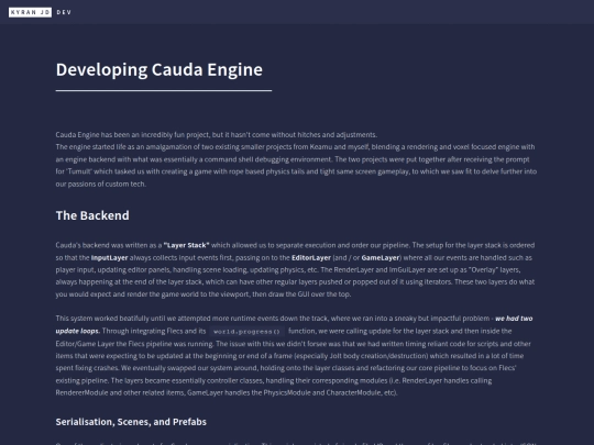 cauda_engine_blogs/developing_cauda screenshot
