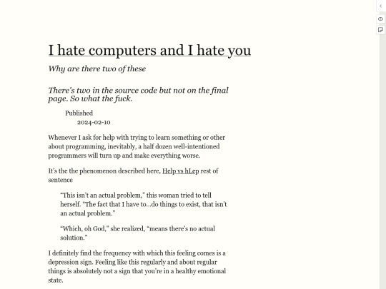 testpage screenshot