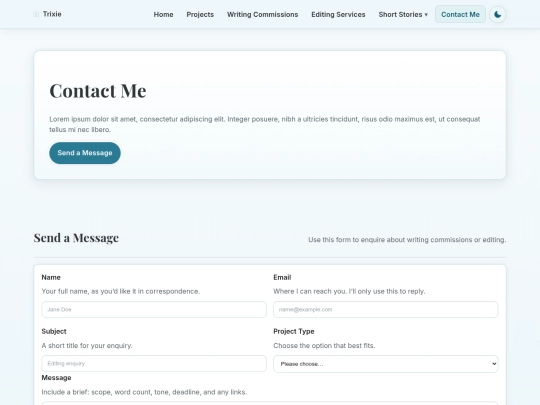 contact screenshot