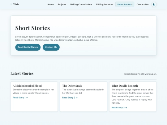 short-stories screenshot