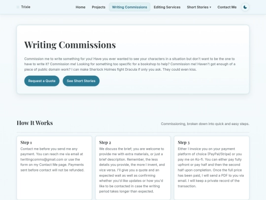 writing-commissions screenshot