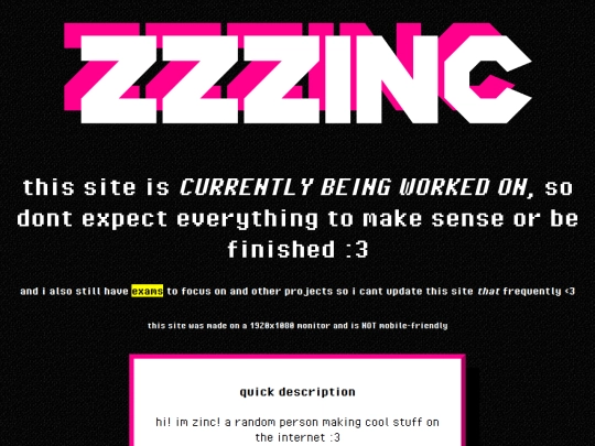index screenshot