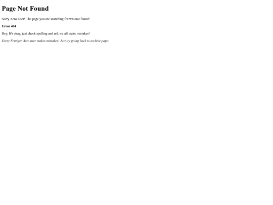 not_found screenshot