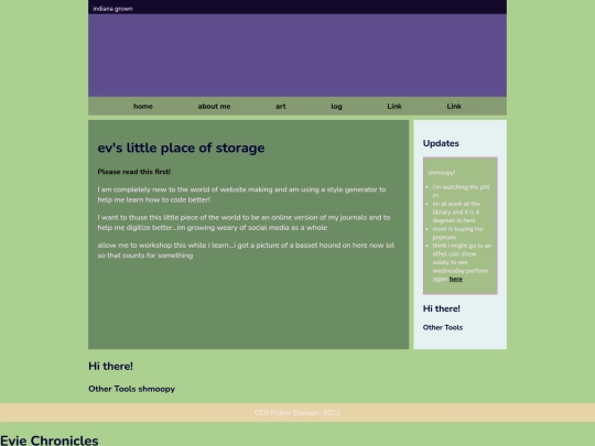 index screenshot