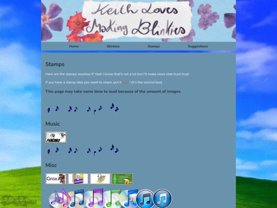 stamps screenshot