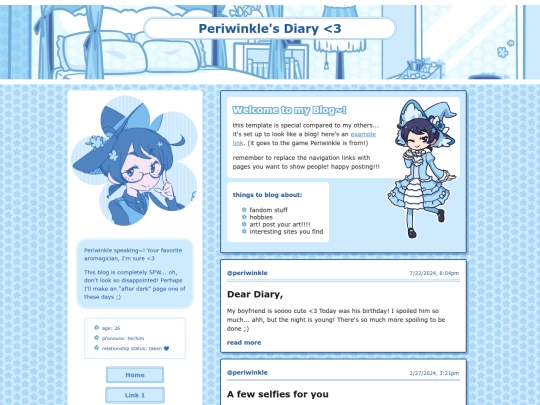 periwinkle screenshot