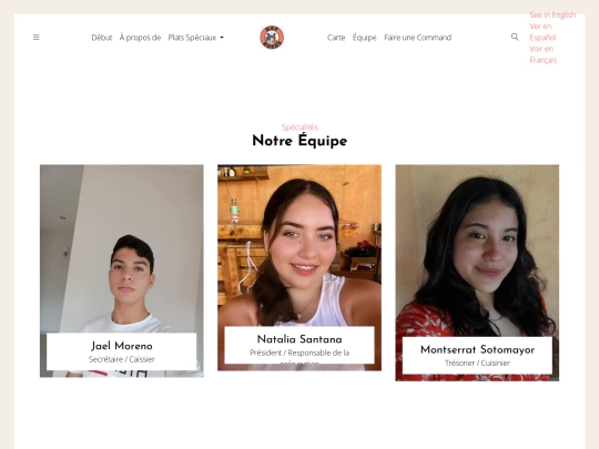 Sitio web empresarial/teamFRA screenshot