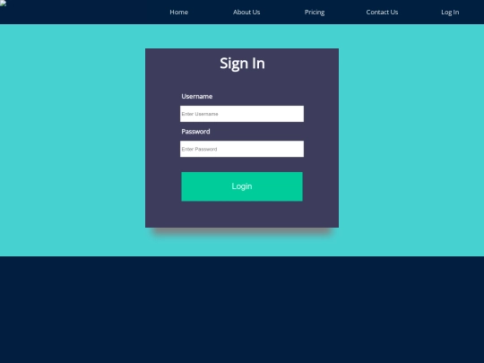 CA1_WCD/login screenshot