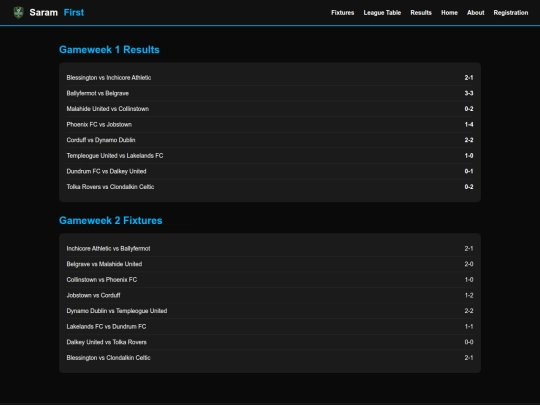 results1 screenshot